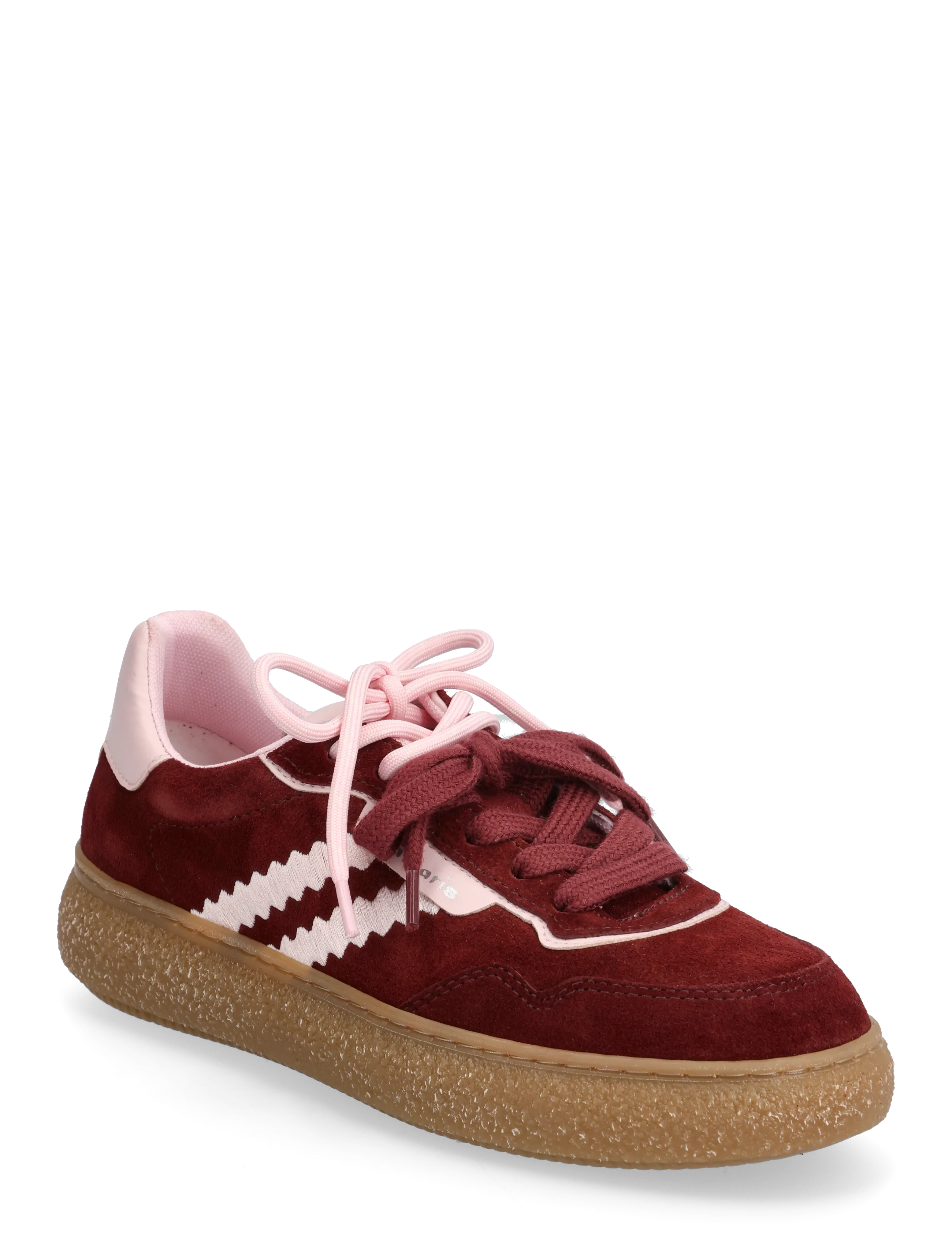 Tamaris Women Lace-Up, 38, Sneakers, Burgunderrot - Low-top Frauen