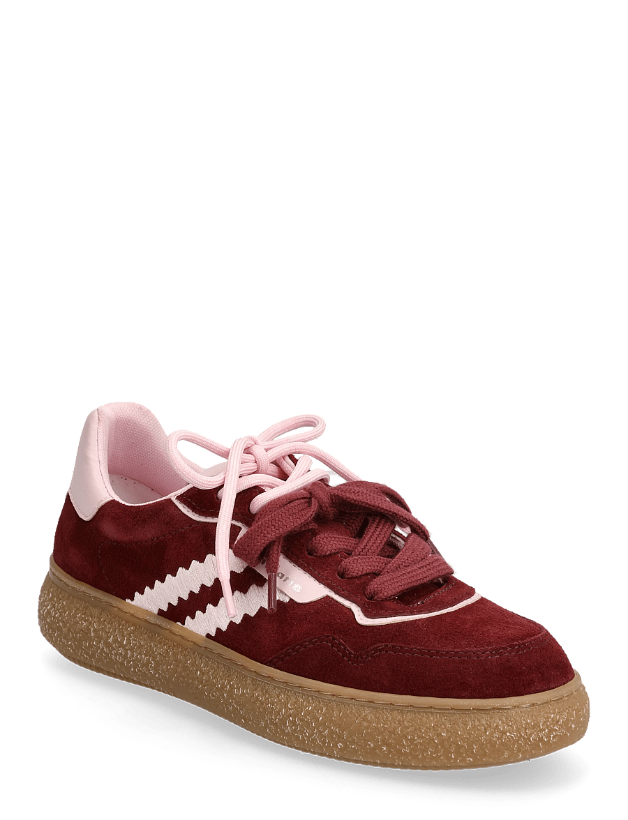 Tamaris - Women Lace-up - låga sneakers - merlot comb - 0