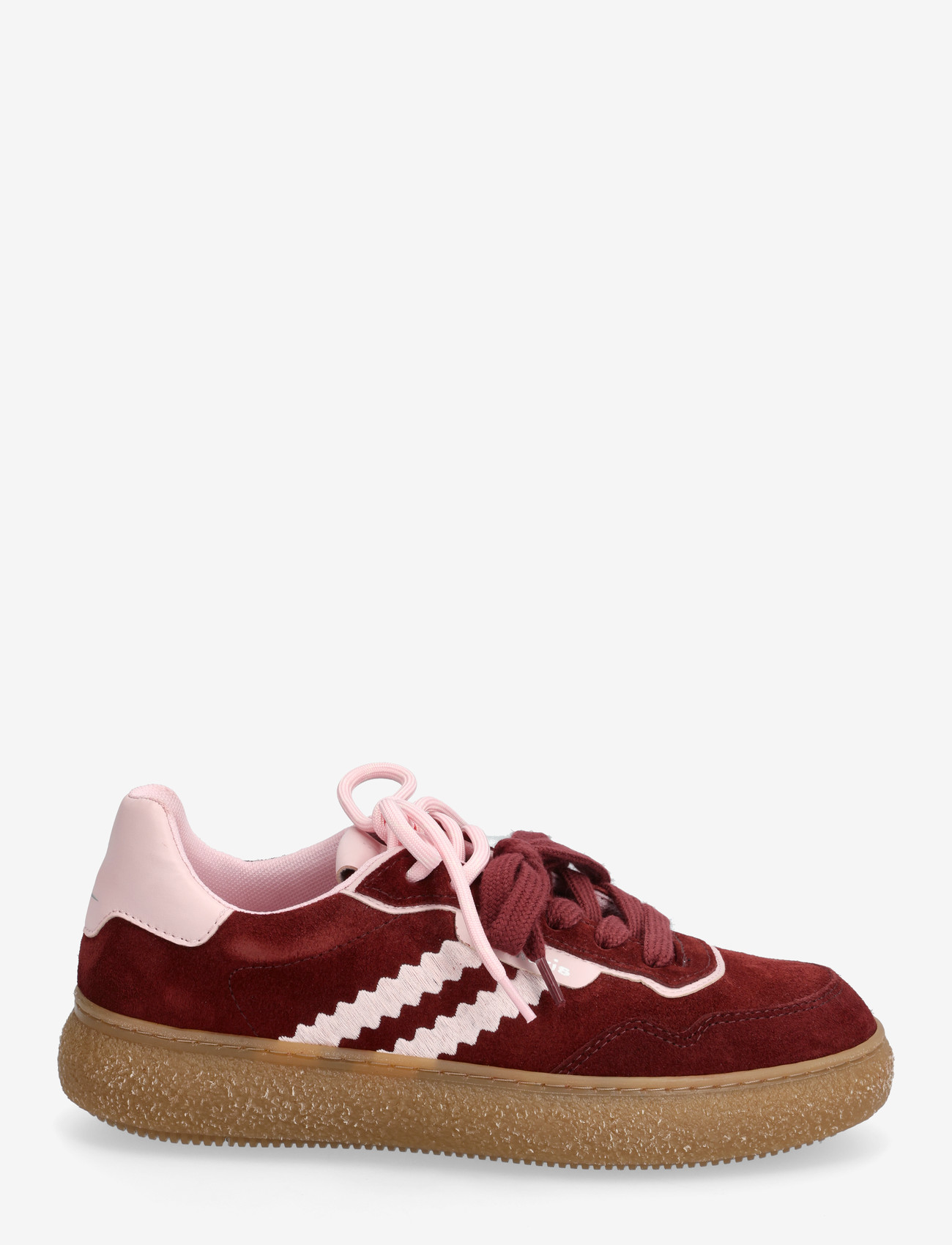 Tamaris - Women Lace-up - low top sneakers - merlot comb - 1
