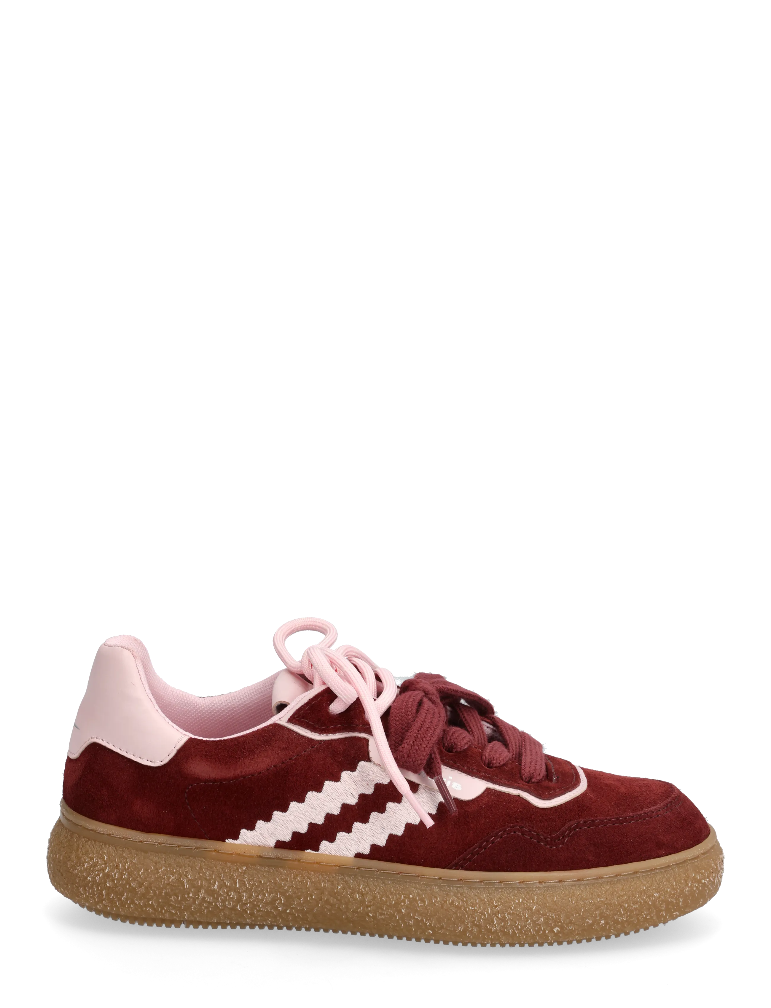 Tamaris - Women Lace-up - low top sneakers - merlot comb - 1