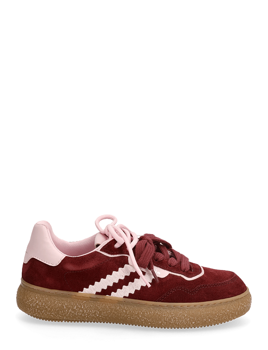 Tamaris - Women Lace-up - låga sneakers - merlot comb - 1