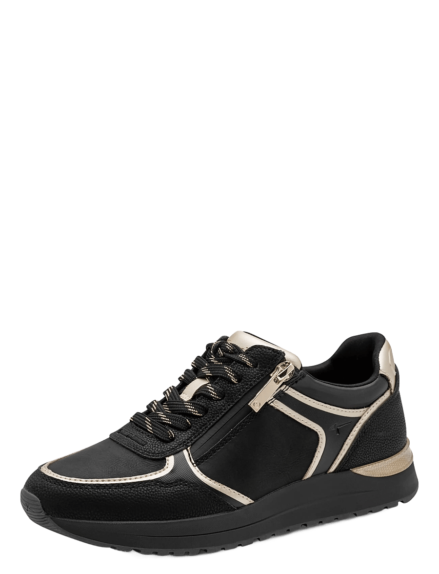 Tamaris - Women Lace-up - niedrige sneaker - black comb - 0