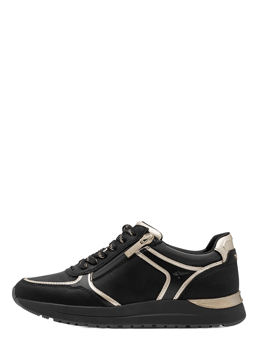 Tamaris - Women Lace-up - niedrige sneaker - black comb - 1