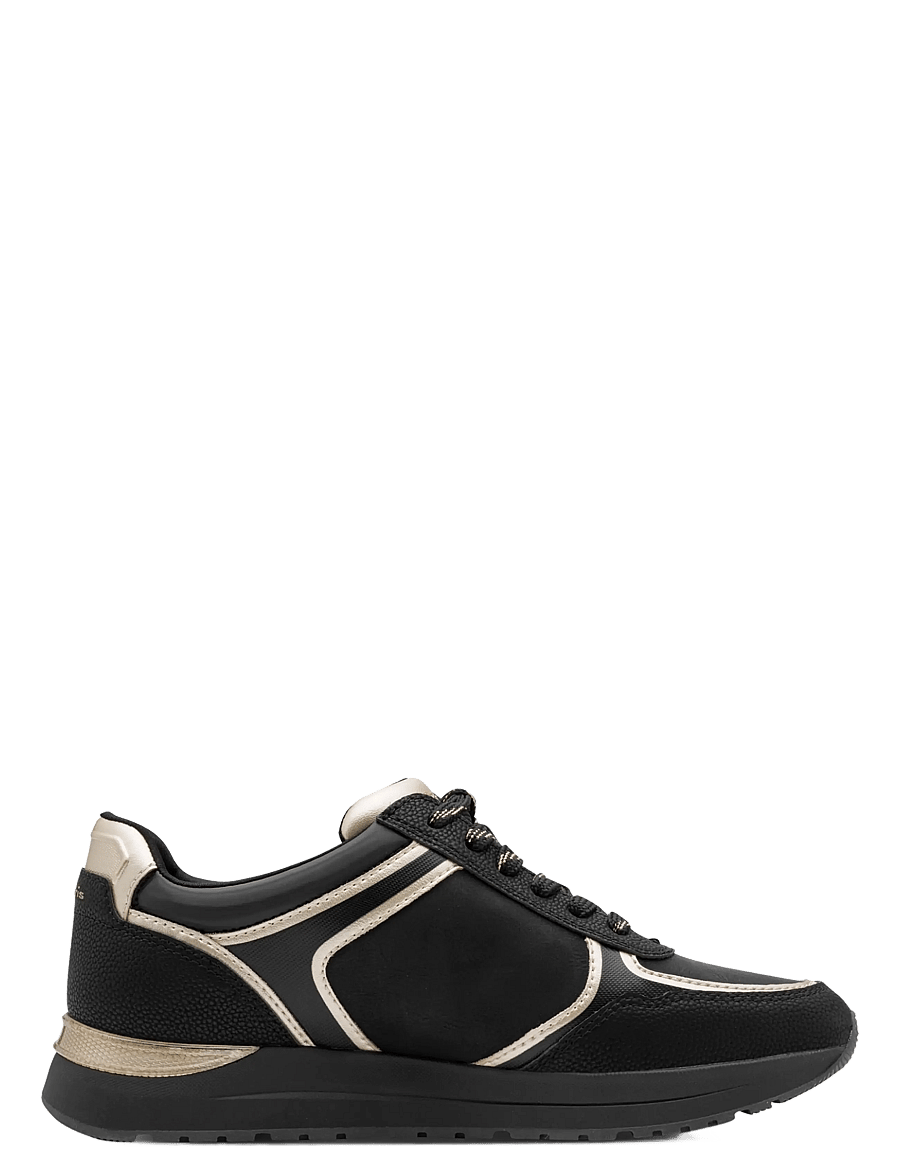 Tamaris - Women Lace-up - niedrige sneaker - black comb - 2