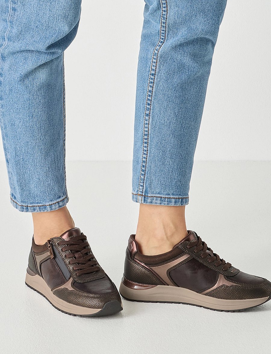 Tamaris - Women Lace-up - mocca comb - 5