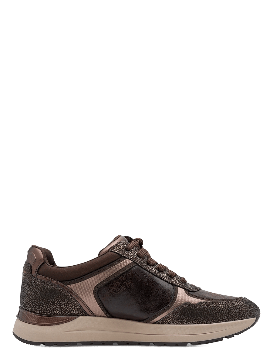 Tamaris - Women Lace-up - mocca comb - 2