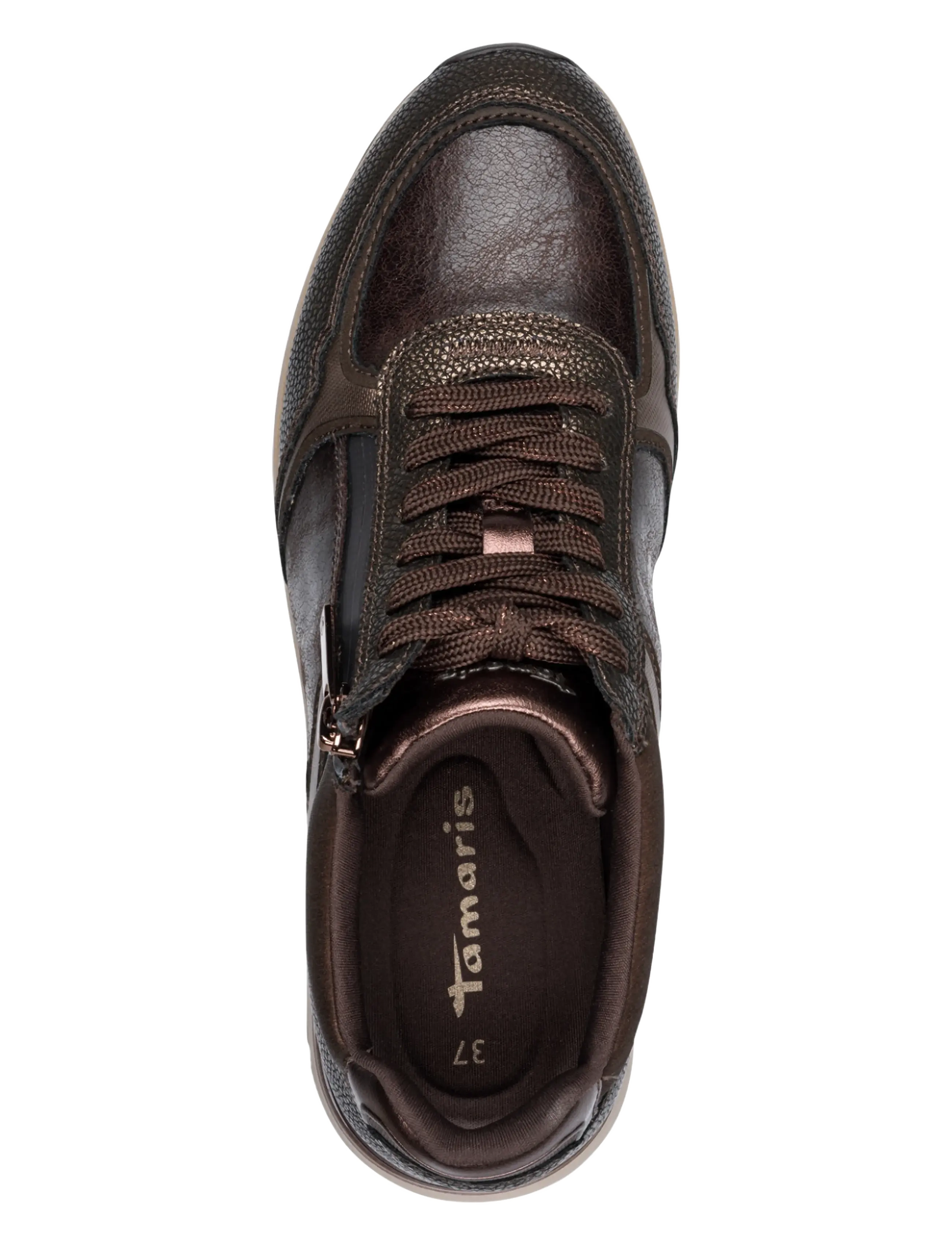 Tamaris - Women Lace-up - mocca comb - 4