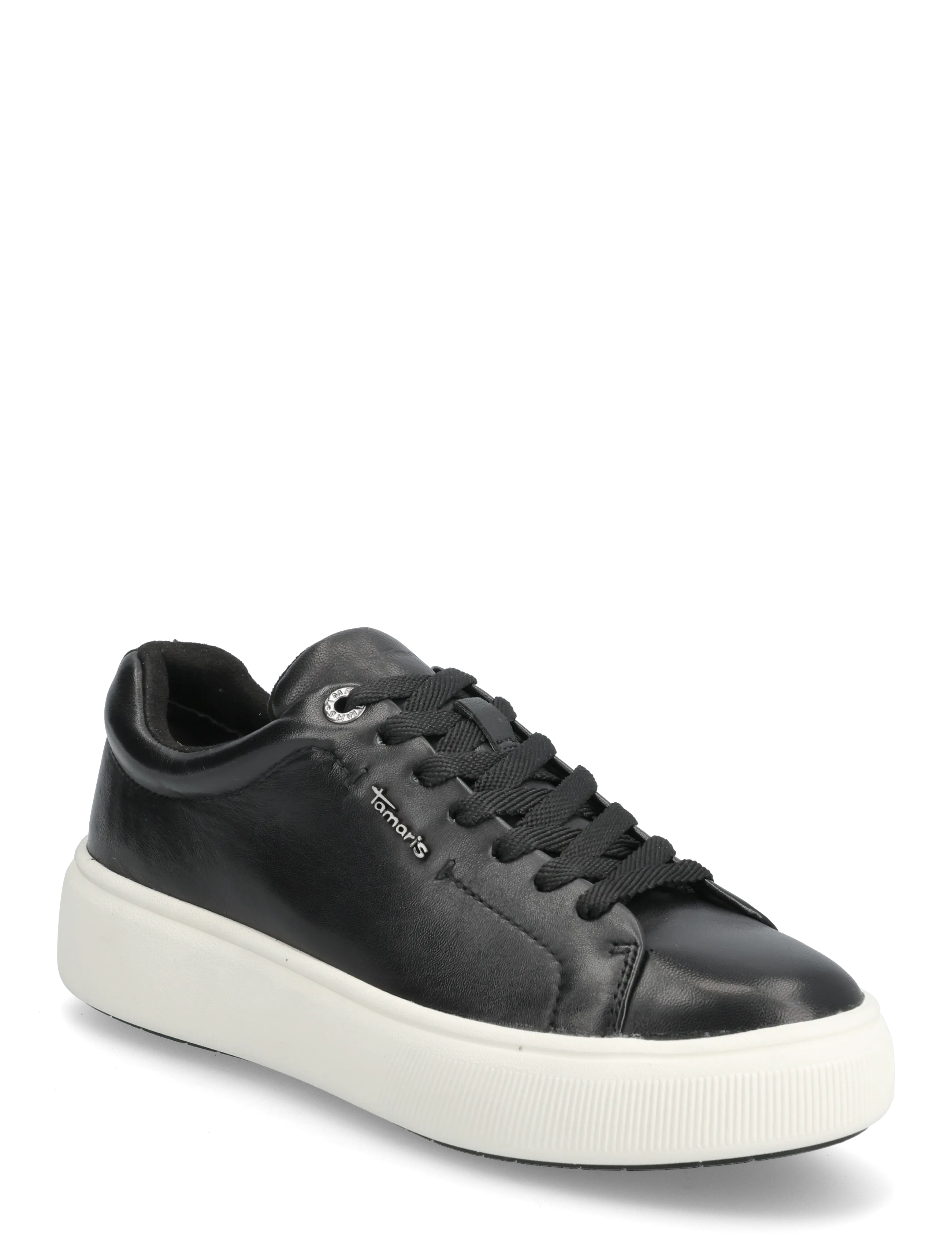 Tamaris Women Lace-Up, 40, Sneakers, Schwarz - Low-top Frauen