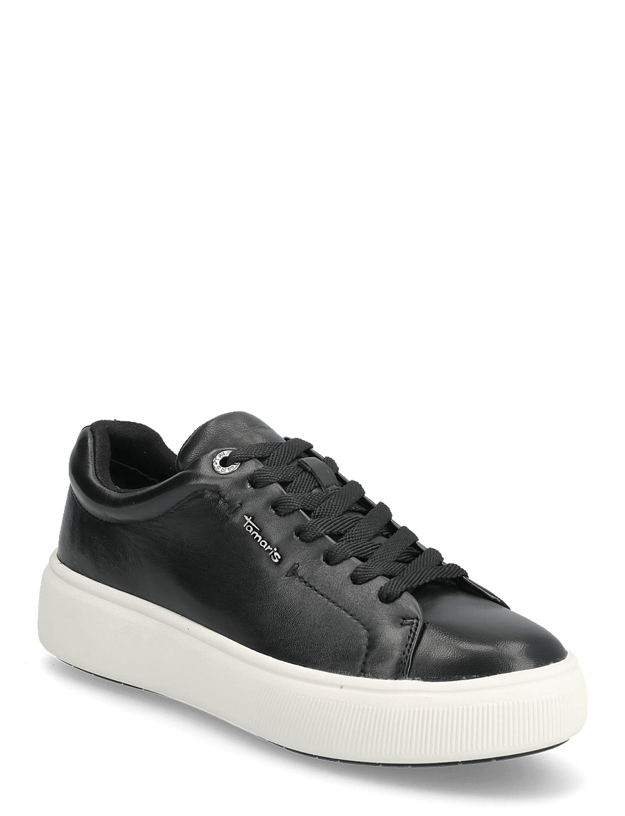 Tamaris - Women Lace-up - low tops - black leather - 0