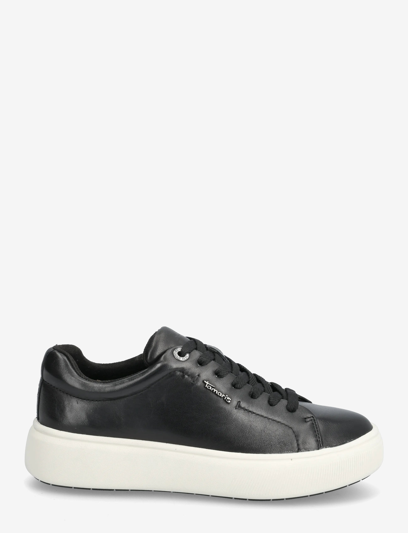 Tamaris - Women Lace-up - lave sneakers - black leather - 1