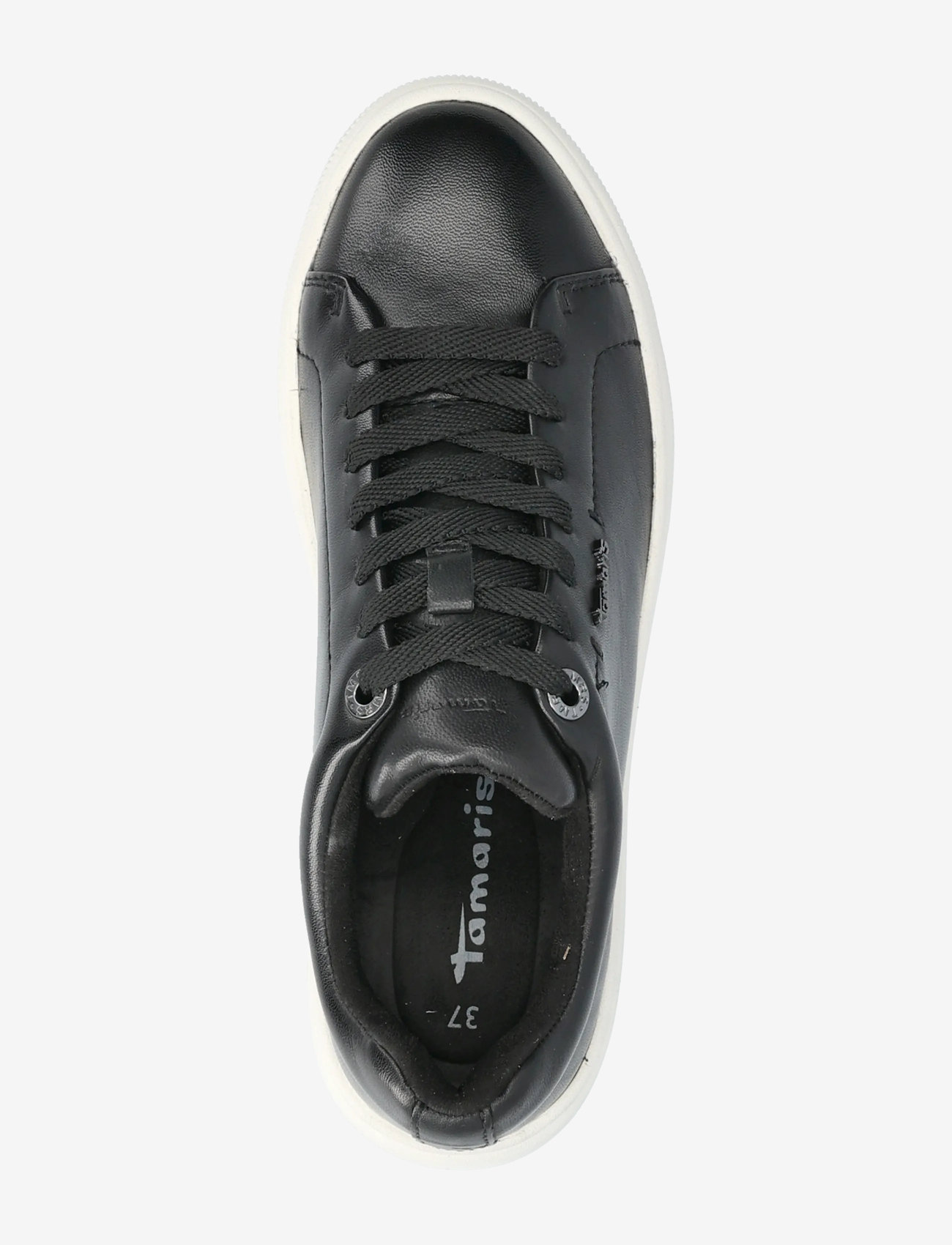 Tamaris - Women Lace-up - lave sneakers - black leather - 3