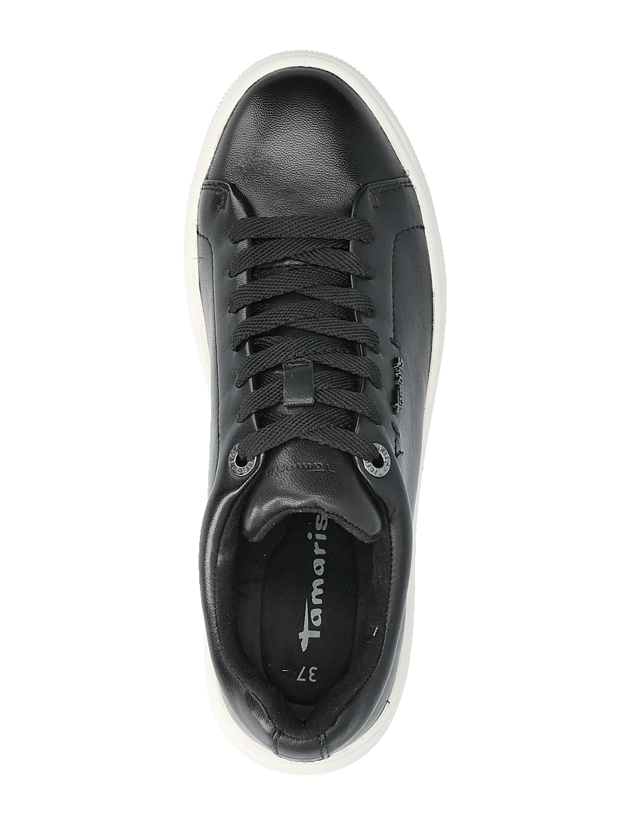 Tamaris - Women Lace-up - low tops - black leather - 3