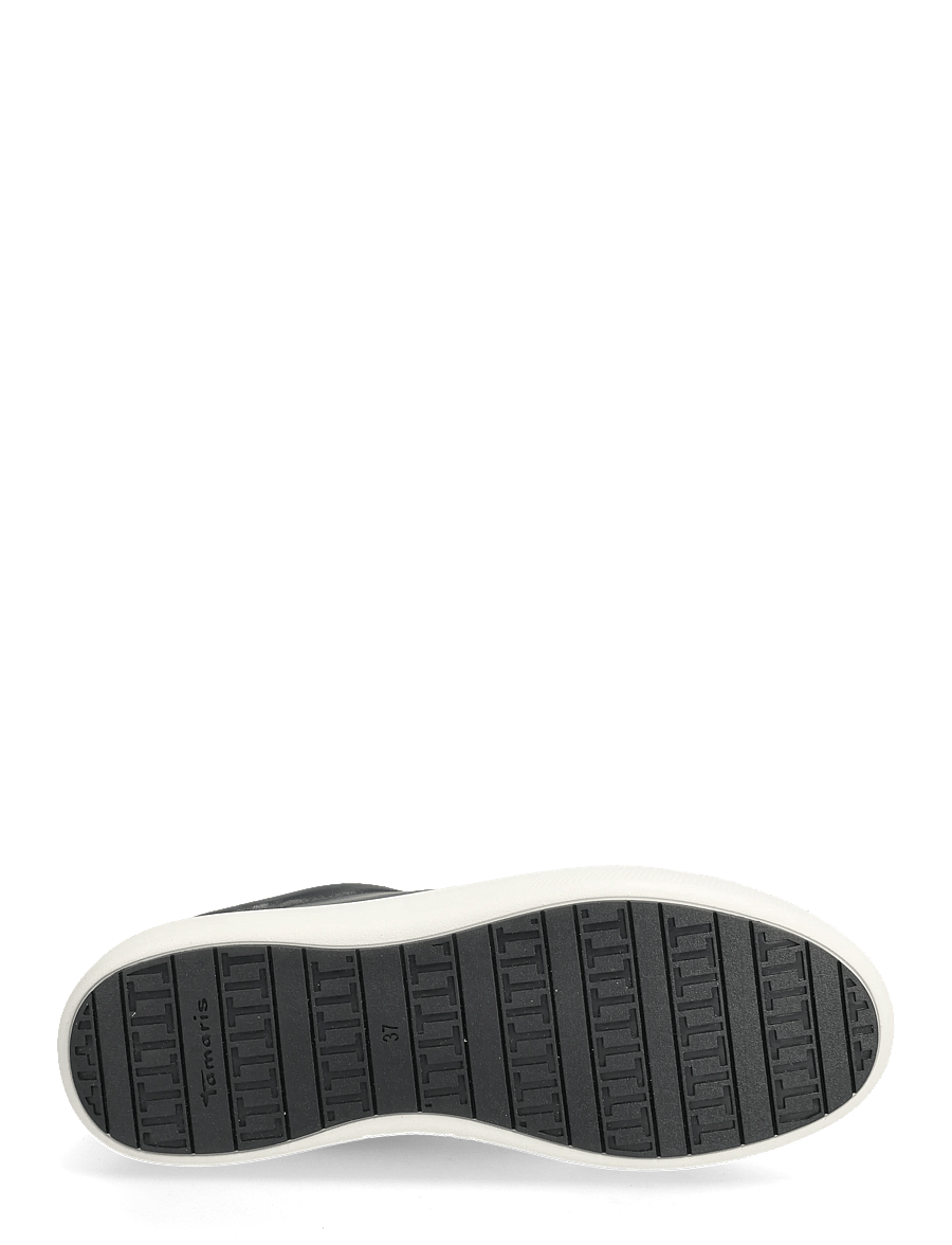 Tamaris - Women Lace-up - low tops - black leather - 4