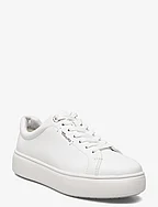 Women Lace-up - WHITE LEATHER