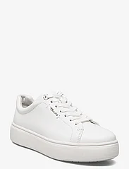 Tamaris - Women Lace-up - lage sneakers - white leather - 0