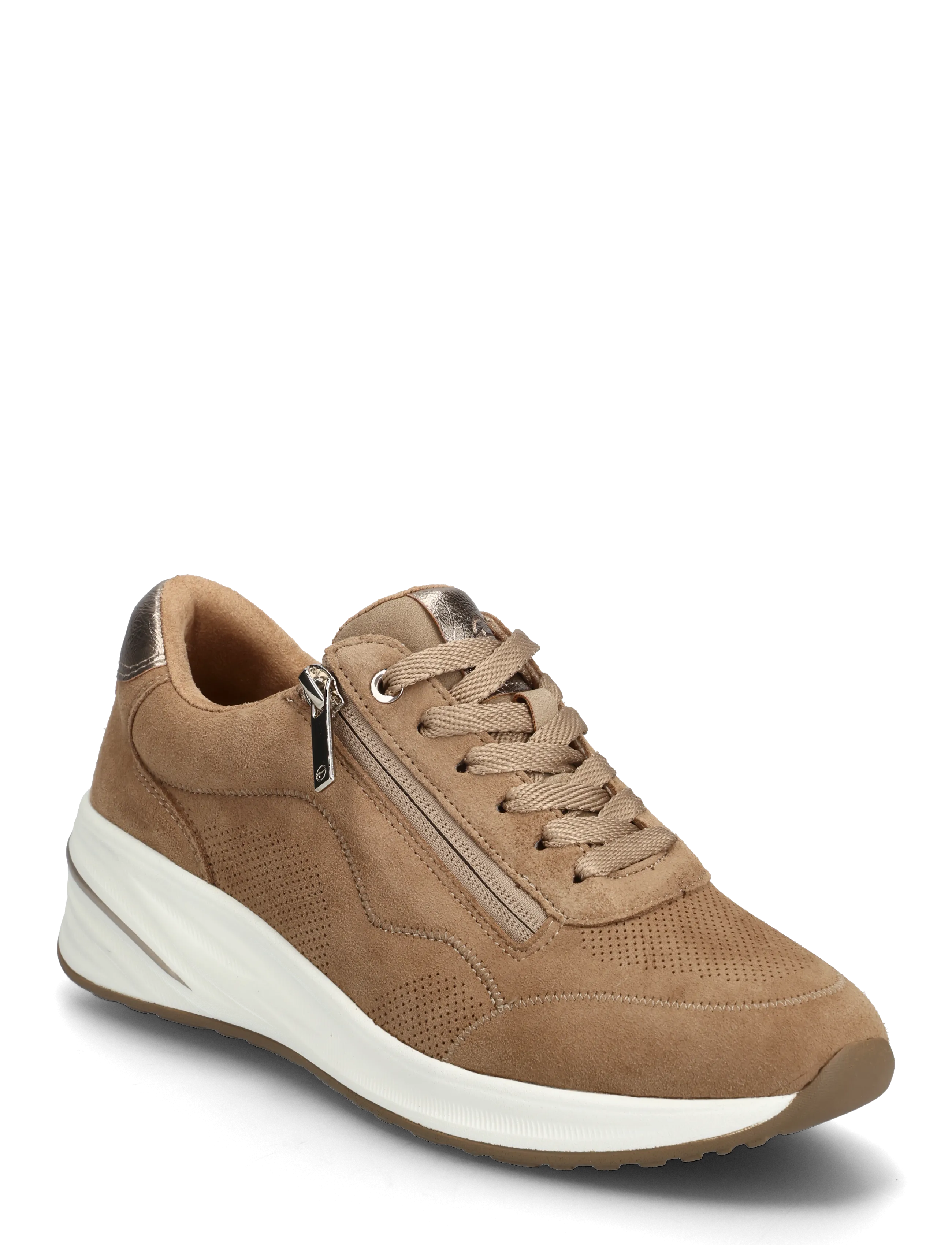 Women Lace-up - CAMEL SUEDE