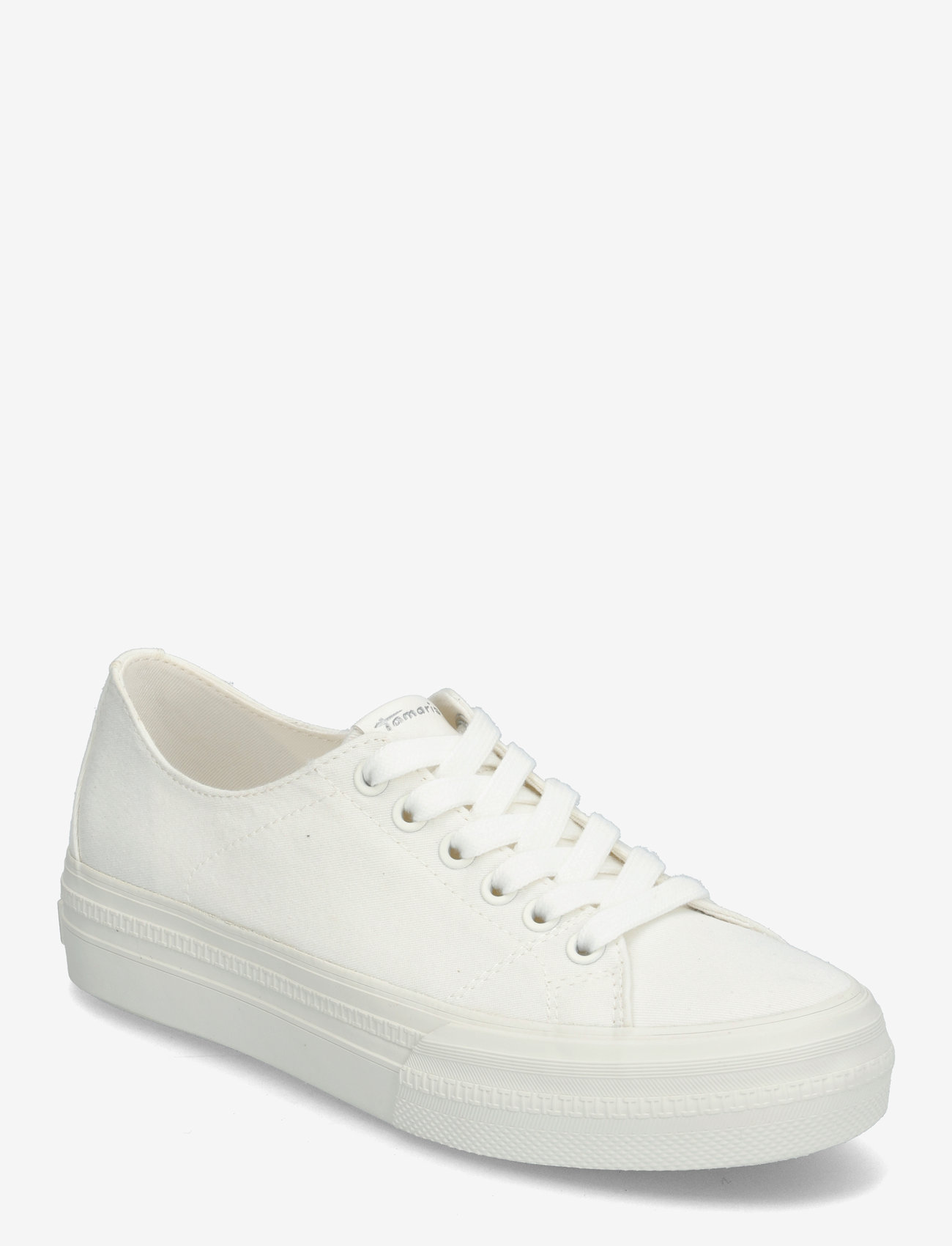 Tamaris - Women Lace-up - rippijuhlat - white uni - 0