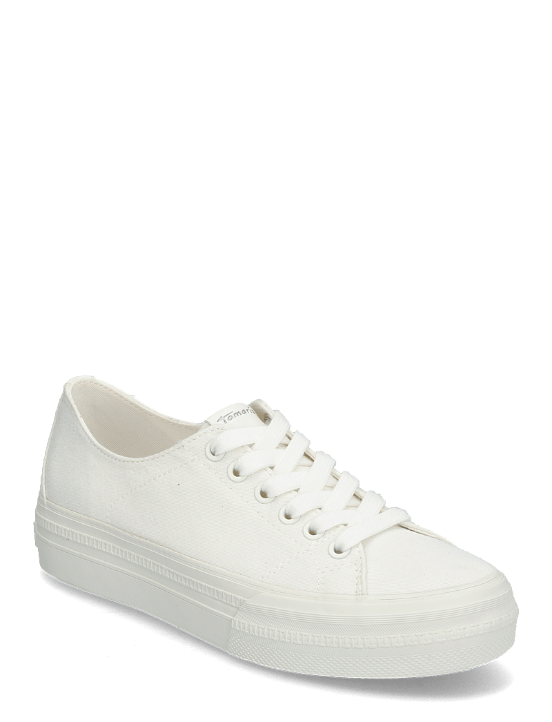 Tamaris - Women Lace-up - rippijuhlat - white uni - 0