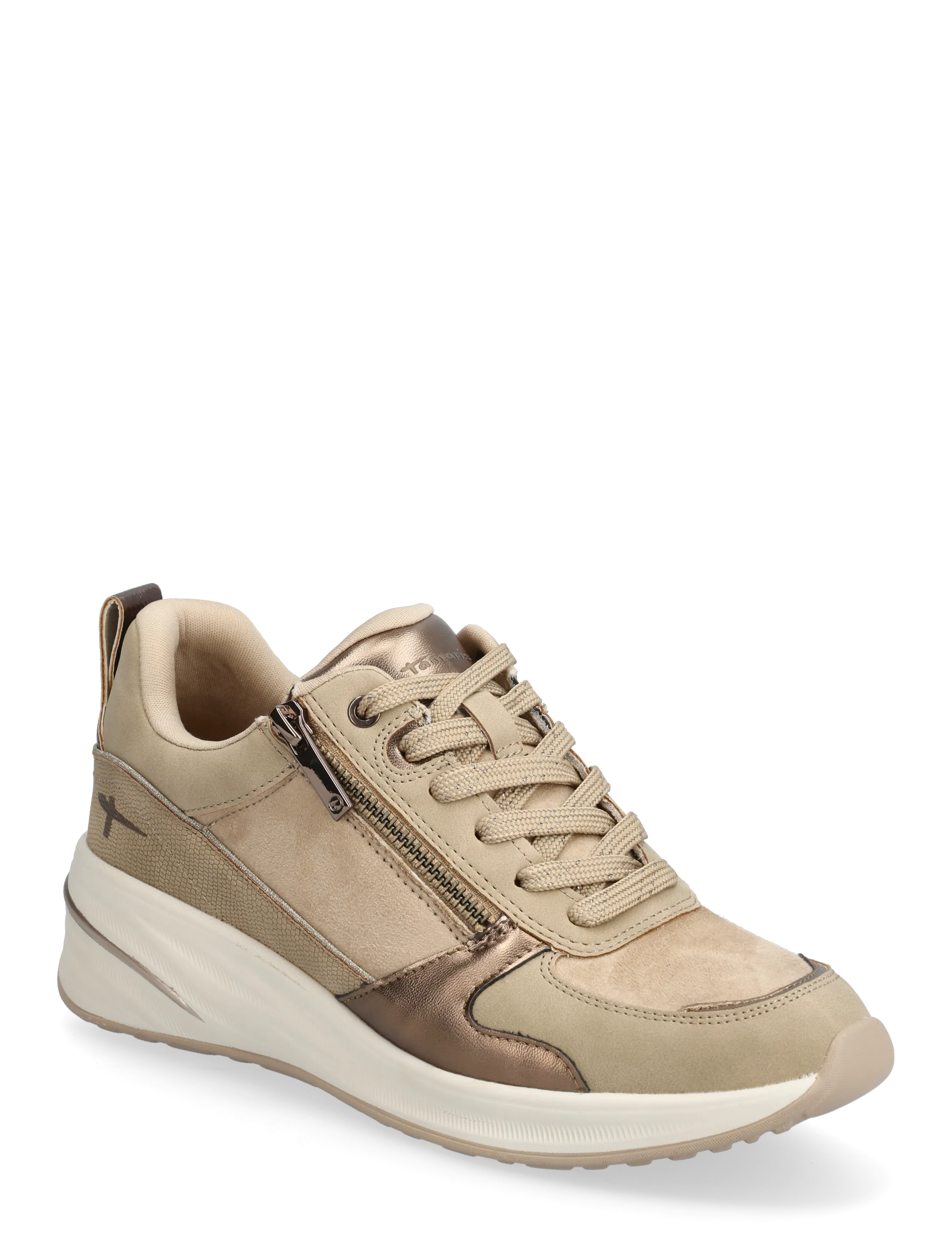 Tamaris Women Lace-up - Sko - BEIGE / beige