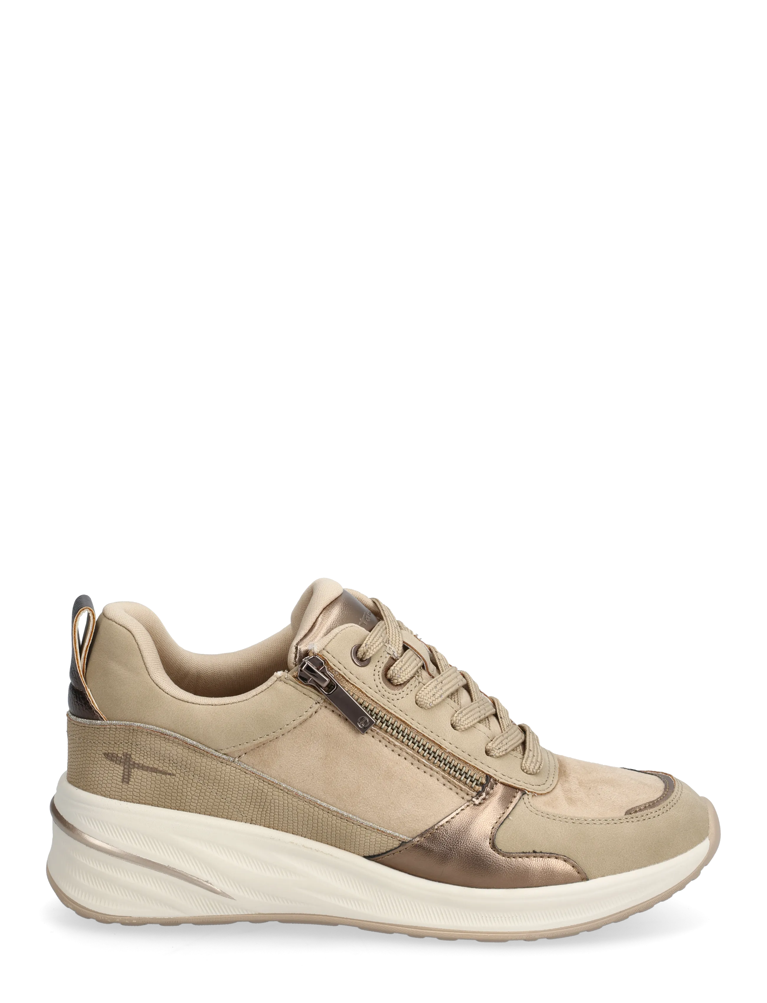 Tamaris - Women Lace-up - niedrige sneakers - beige - 1