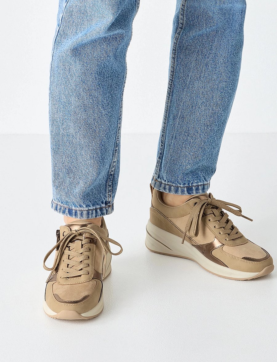Tamaris - Women Lace-up - niedrige sneaker - beige - 5