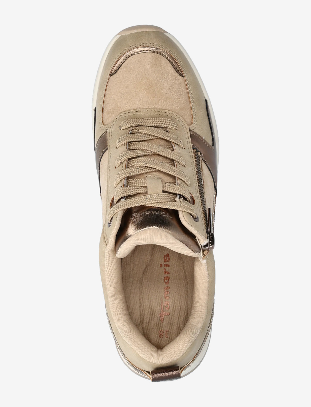 Tamaris - Women Lace-up - låga sneakers - beige - 3