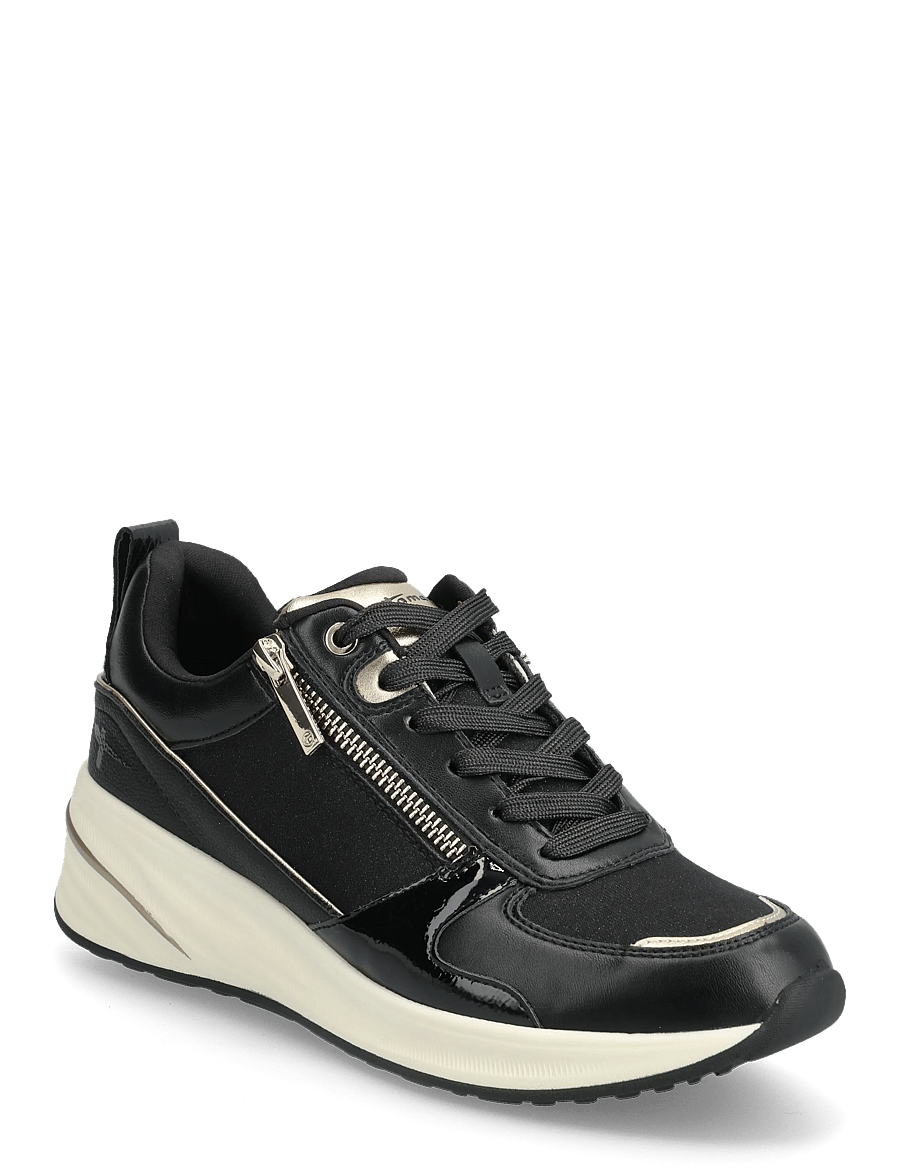 Tamaris - Women Lace-up - lave sneakers - black/gold - 0