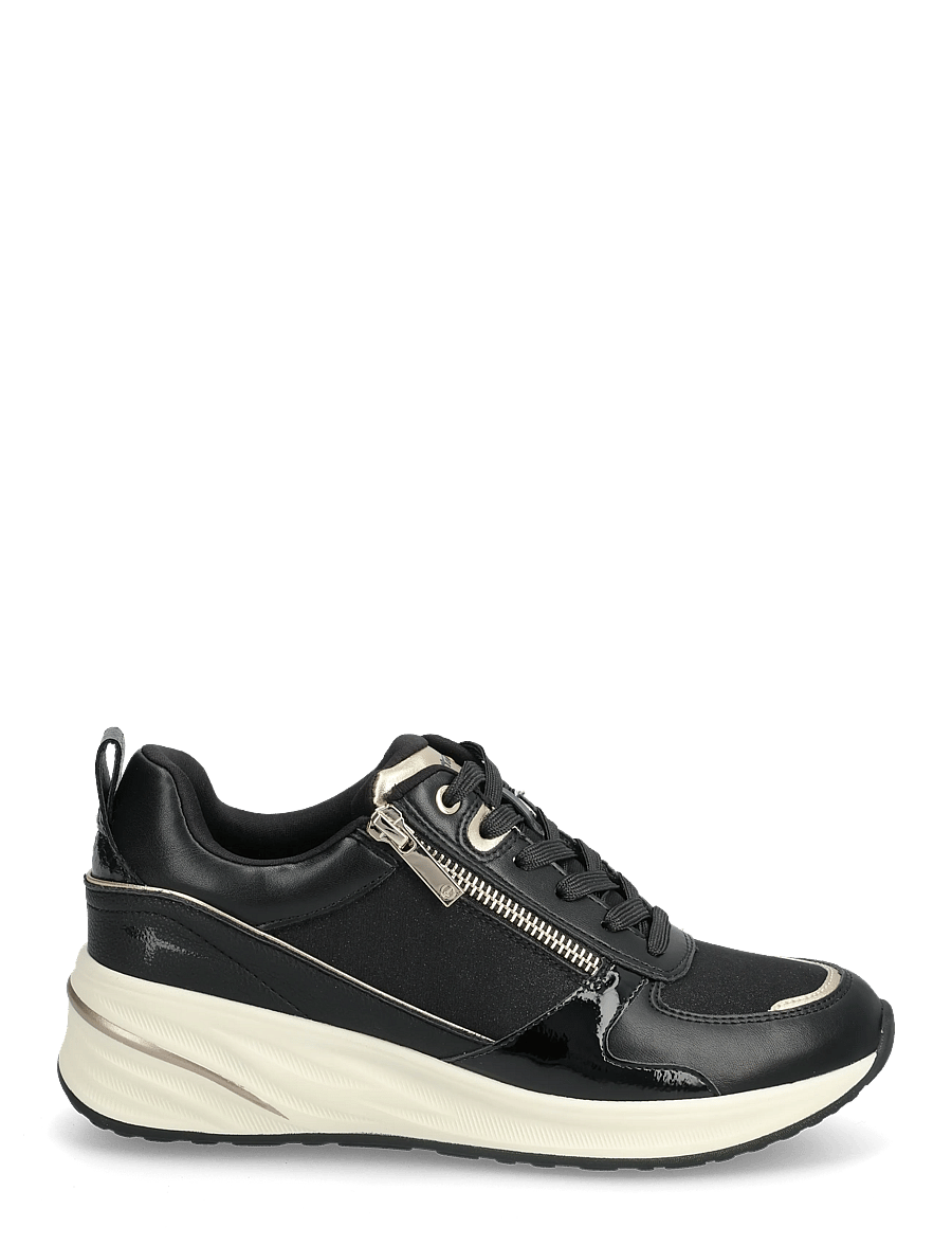Tamaris - Women Lace-up - lave sneakers - black/gold - 1
