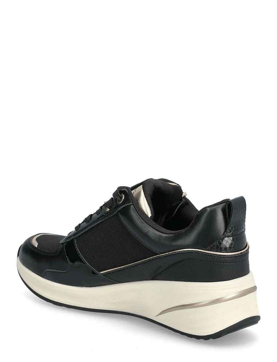 Tamaris - Women Lace-up - lave sneakers - black/gold - 2