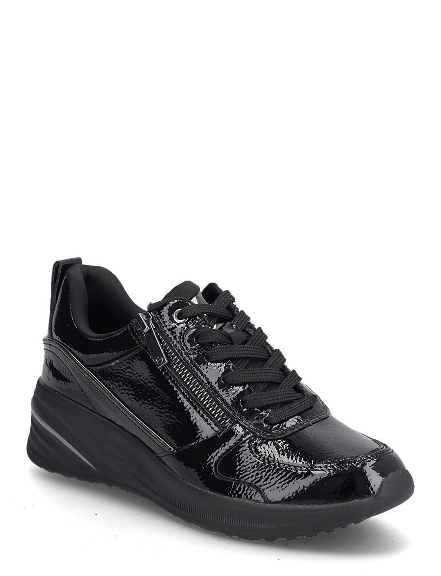 Tamaris - Women Lace-up - low tops - black patent - 0