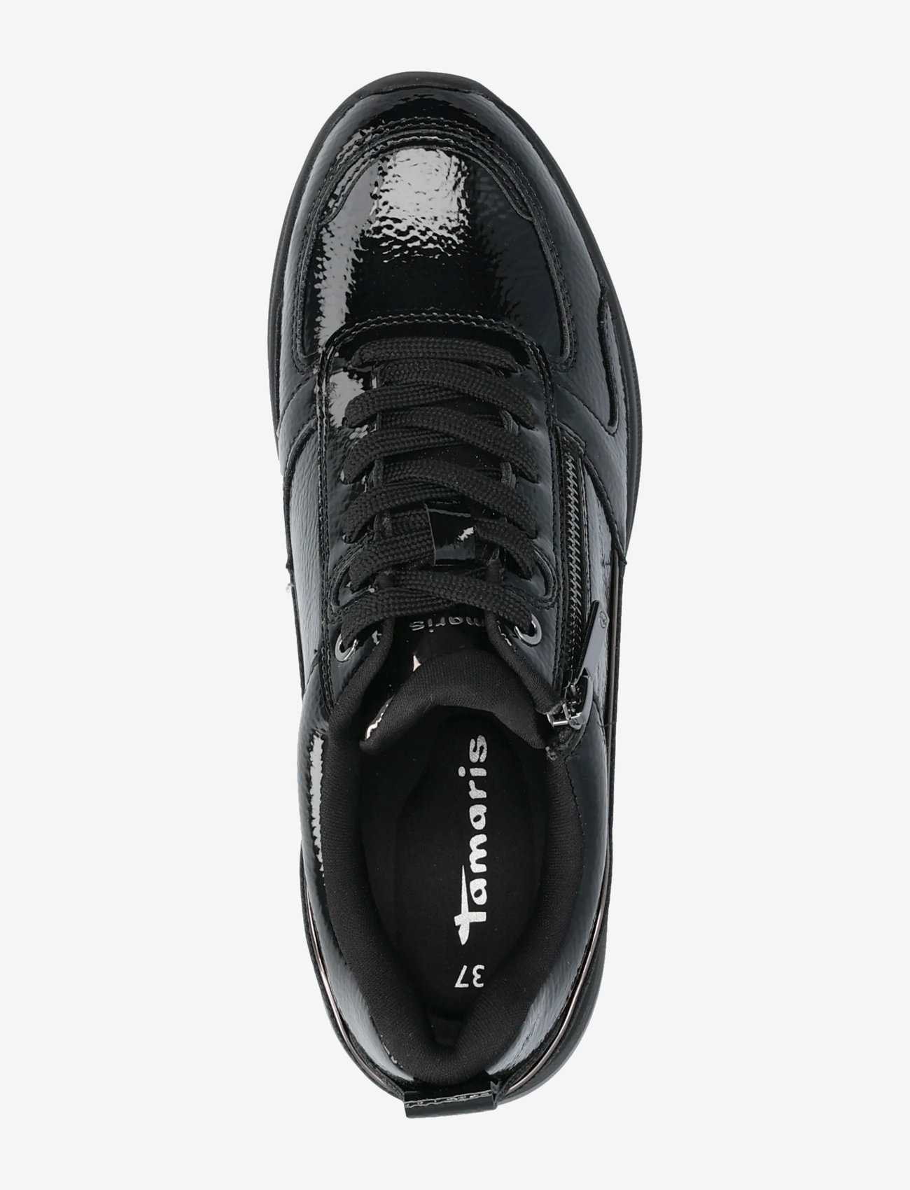 Tamaris - Women Lace-up - madala säärega tossud - black patent - 3