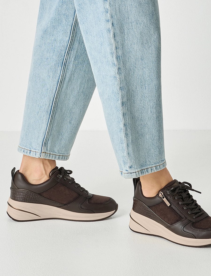Tamaris - Women Lace-up - niedrige sneaker - mocca comb - 5