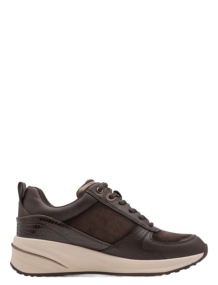 Tamaris - Women Lace-up - niedrige sneaker - mocca comb - 2