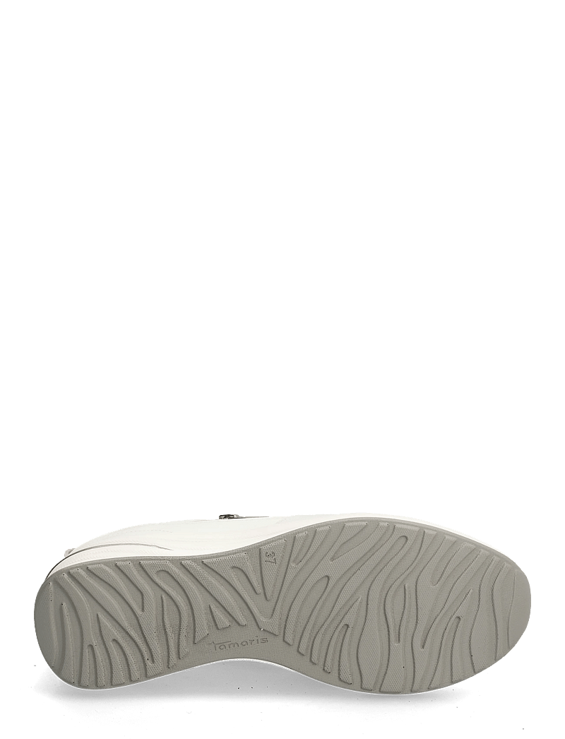 Tamaris - Women Lace-up - low top sneakers - white leather - 4