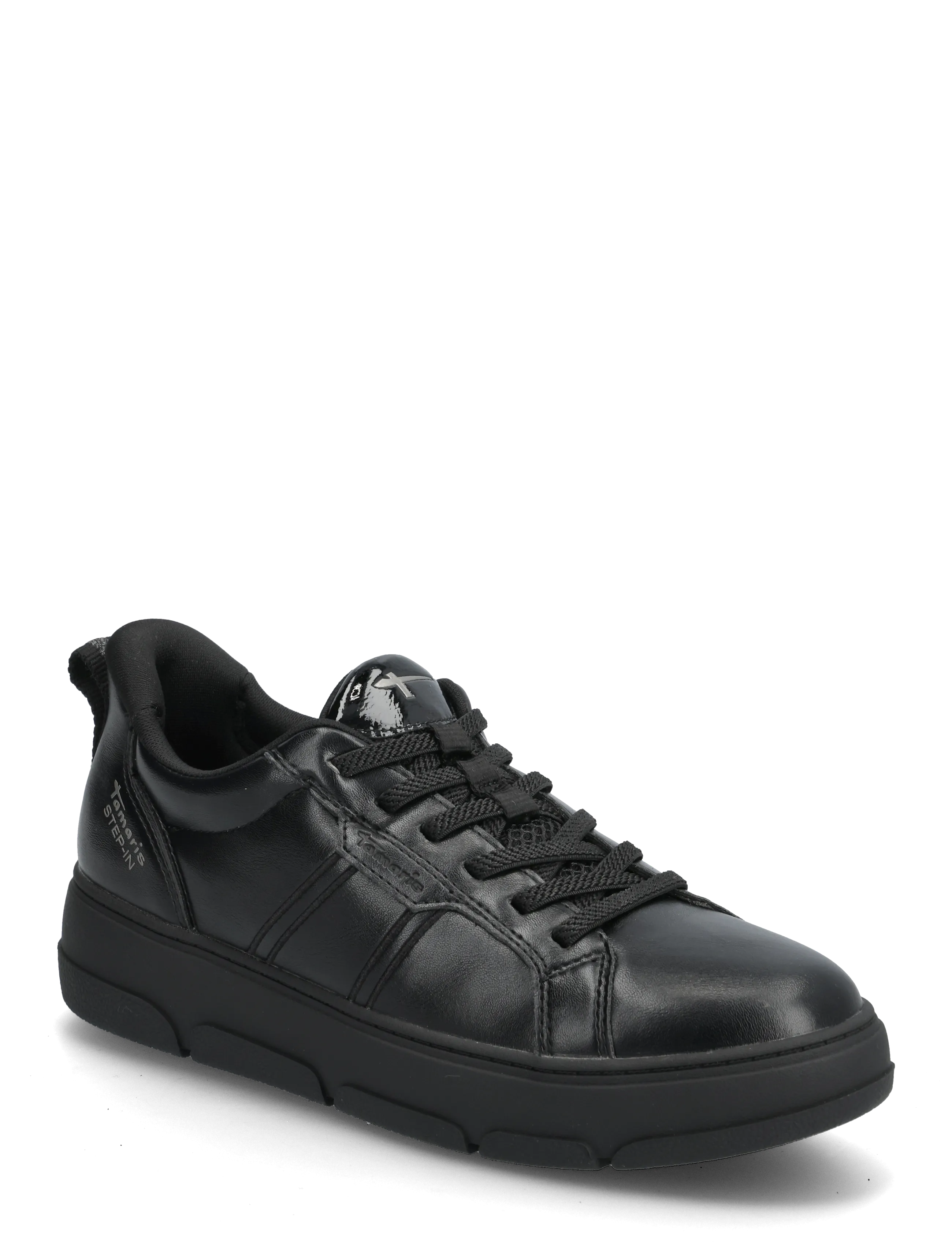 Tamaris Women Lace-Up, 37, Sneakers, Schwarz - Low-top Frauen