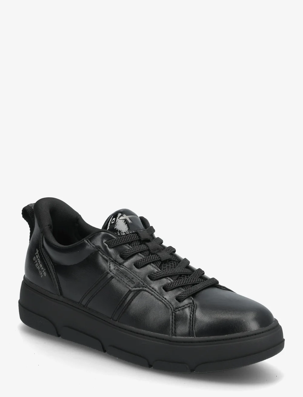 Tamaris - Women Lace-up - låga sneakers - black uni - 0