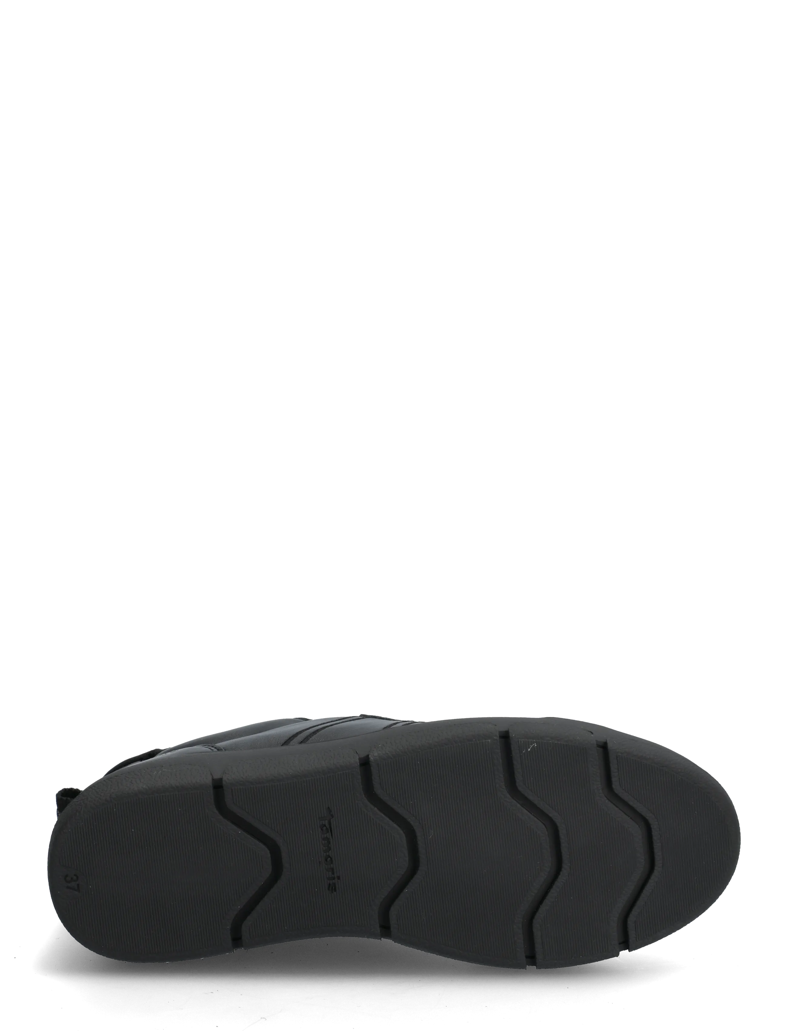 Tamaris - Women Lace-up - matalavartiset tennarit - black uni - 4