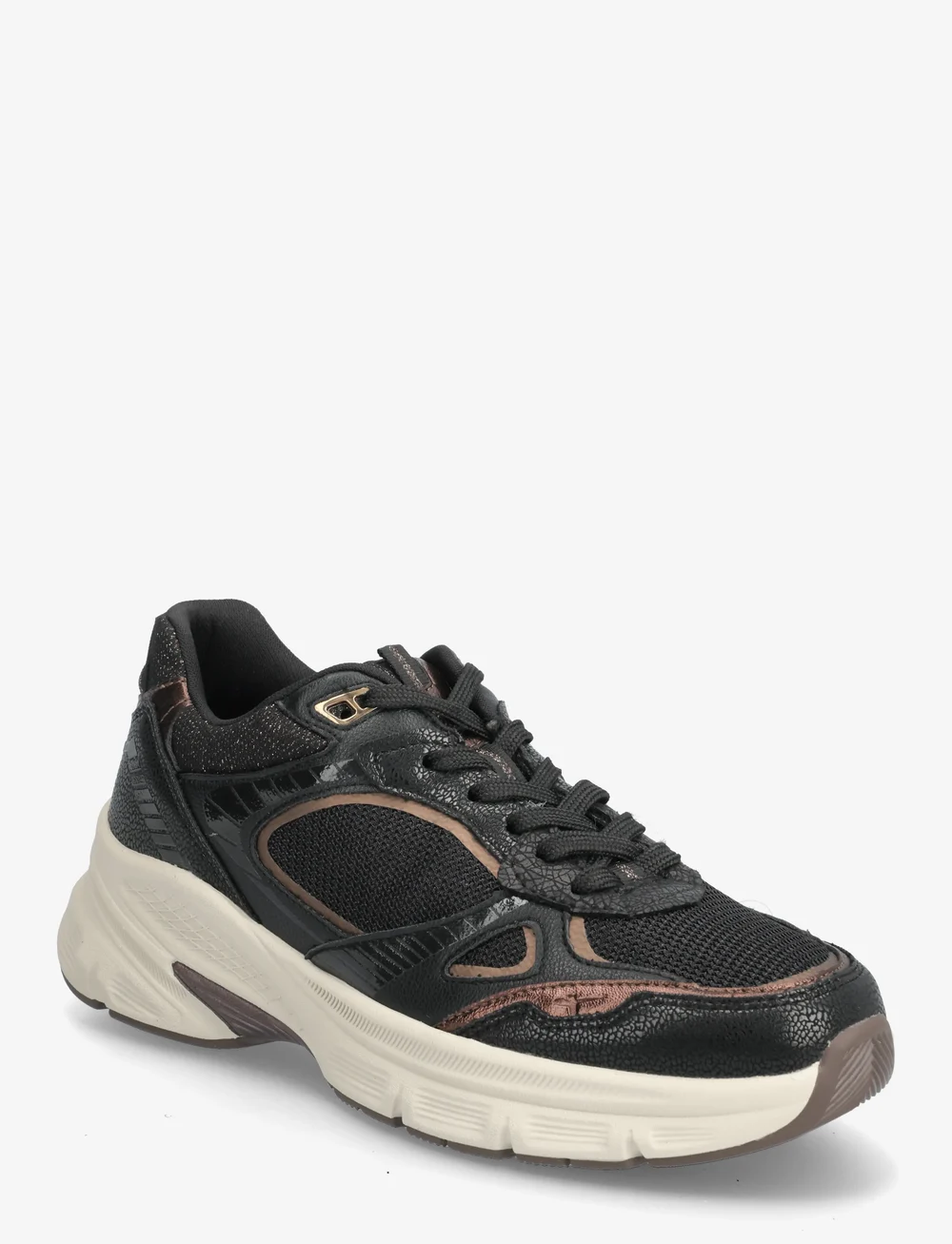 Tamaris - Women Lace-up - chunky sneakers - black/bronce - 0