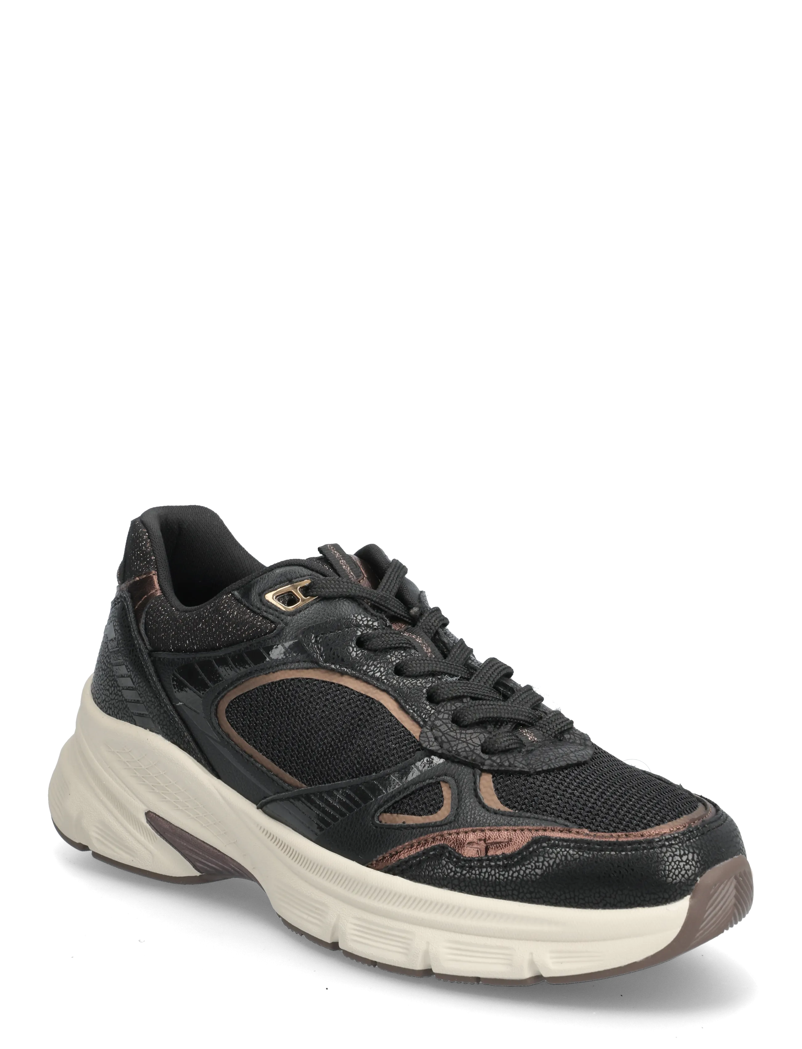 Tamaris Women Lace-up - Transitional Layering - BLACK/BRONCE / black