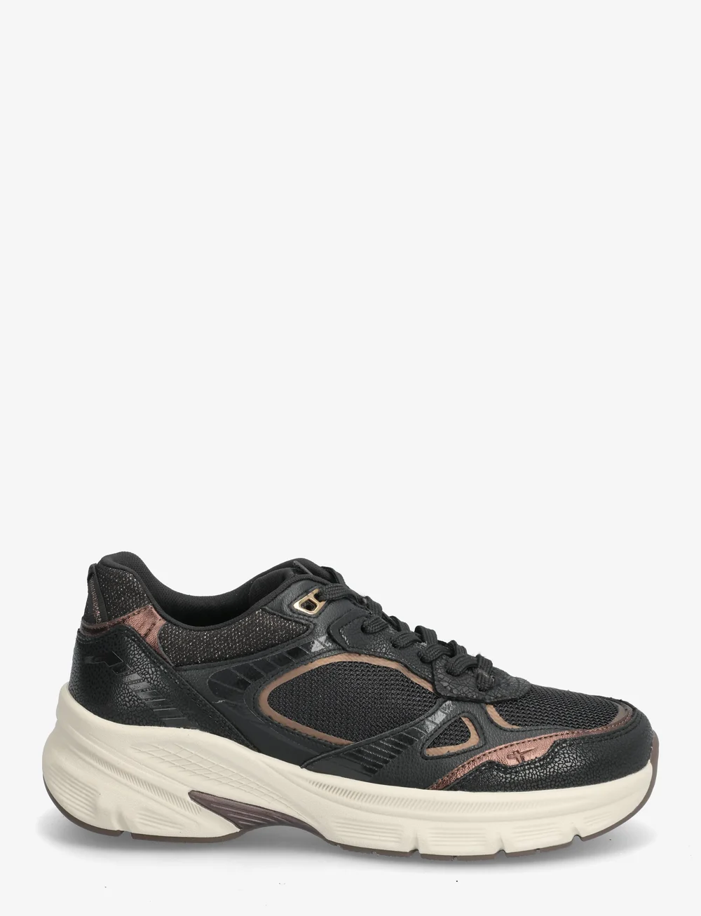 Tamaris - Women Lace-up - chunky sneakers - black/bronce - 1