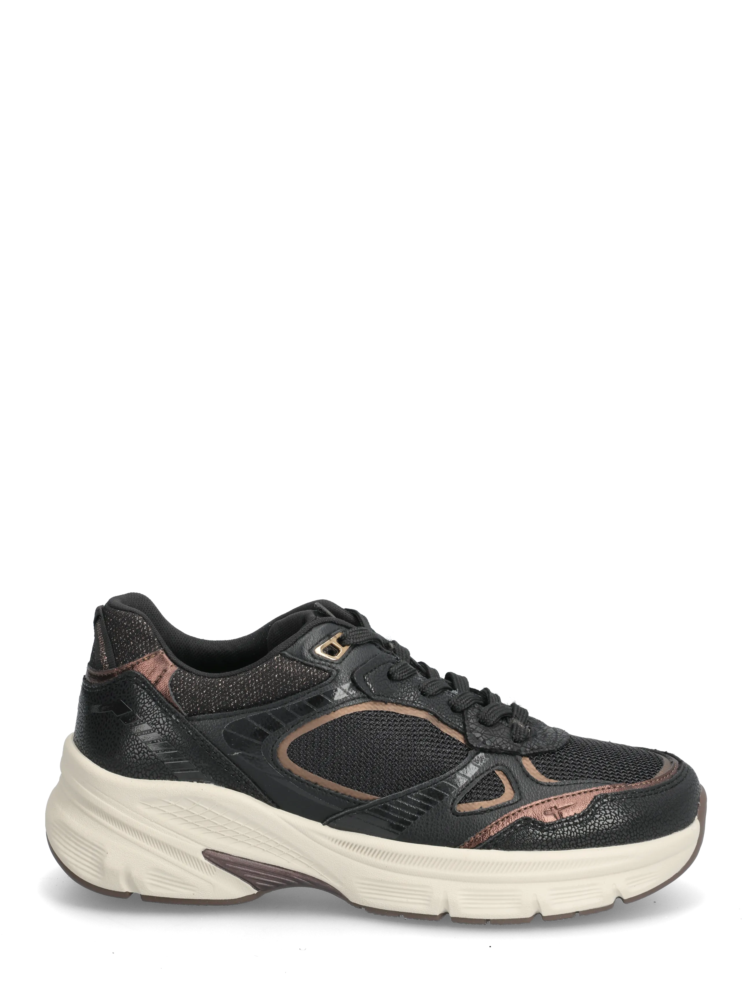 Tamaris - Women Lace-up - chunky sneakers - black/bronce - 1