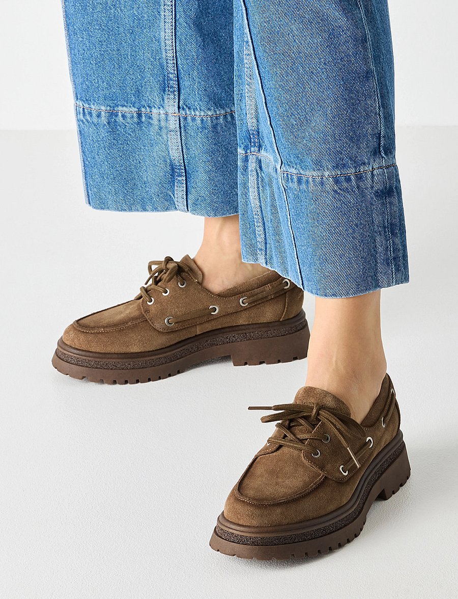Tamaris - Women Lace-up - seglarskor - camel - 5