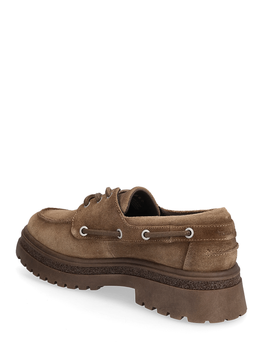 Tamaris - Women Lace-up - seglarskor - camel - 2