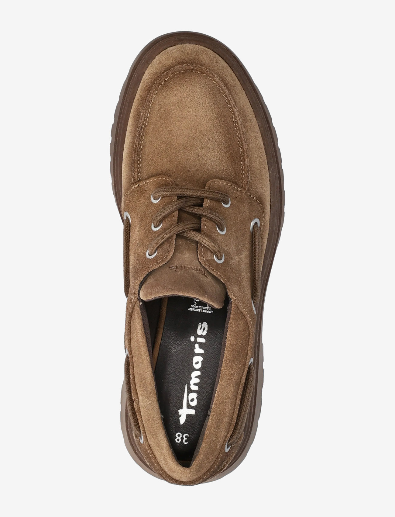 Tamaris - Women Lace-up - bootsschuhe - camel - 3