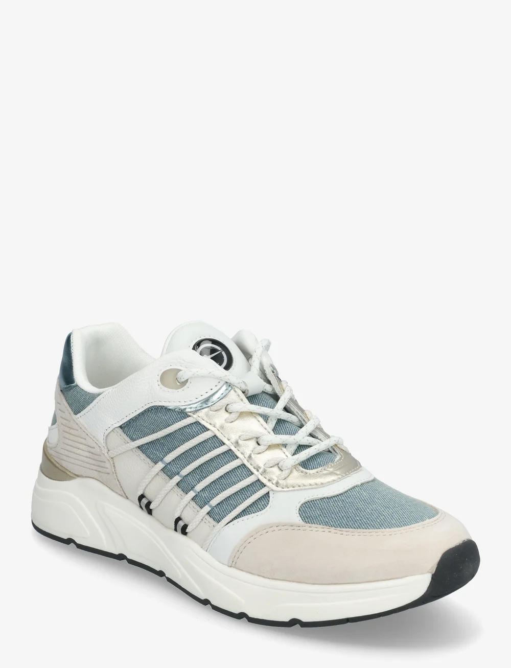 Tamaris - Women Lace-up - låga sneakers - denim comb - 0