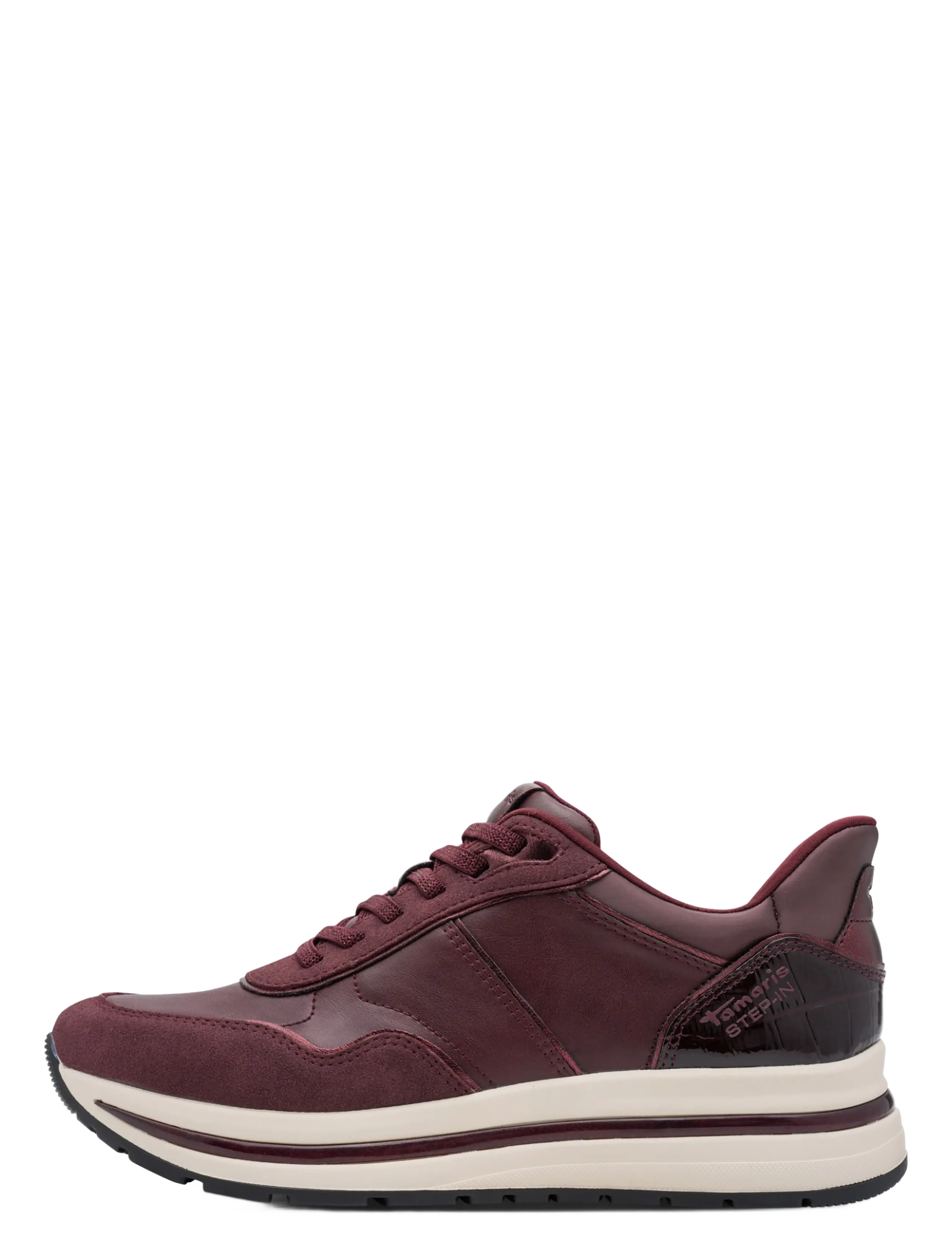Tamaris - Women Lace-up - confirmation - burgundy - 1