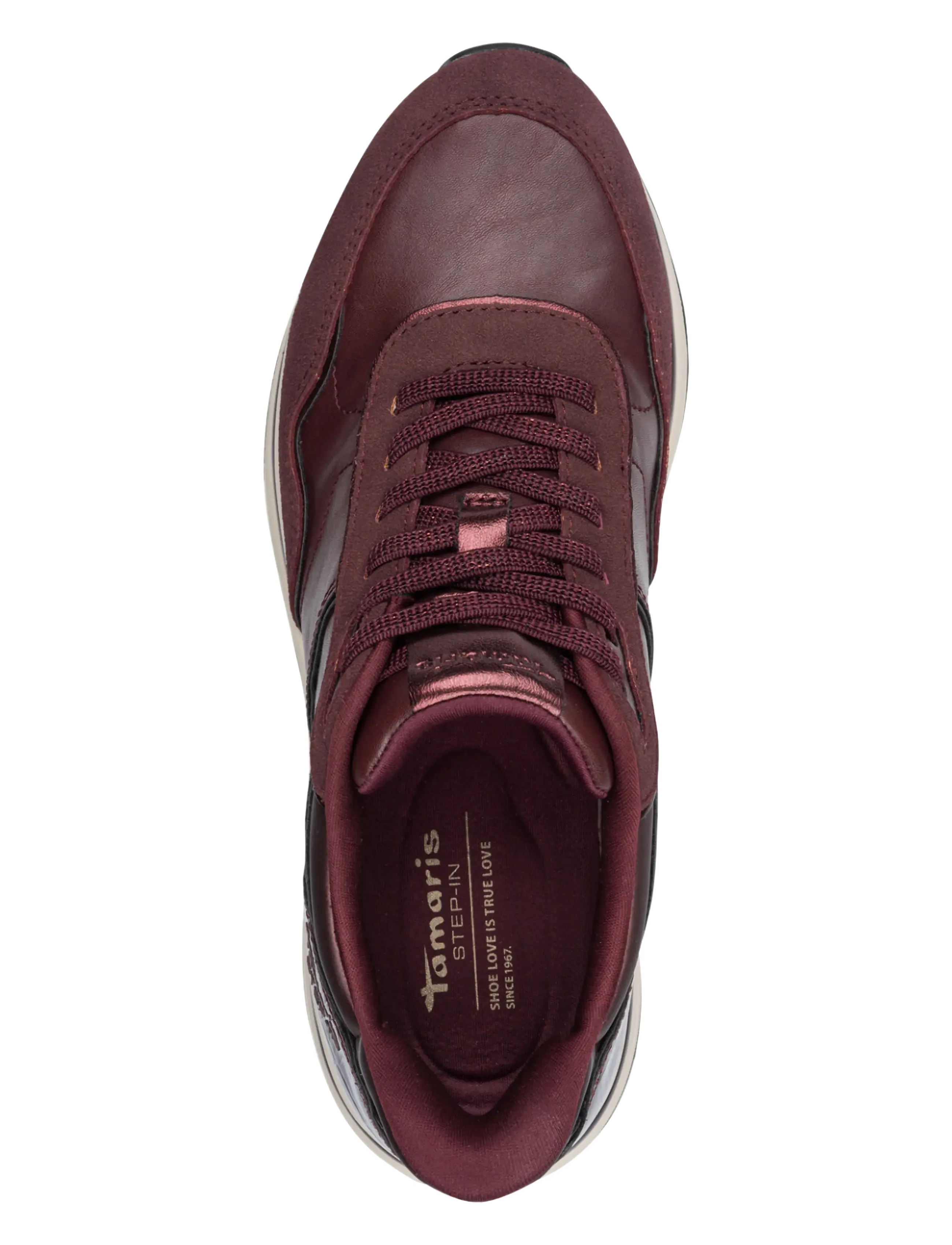Tamaris - Women Lace-up - confirmation - burgundy - 4