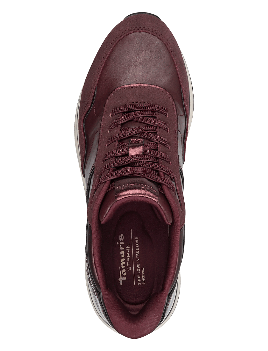 Tamaris - Women Lace-up - confirmation - burgundy - 4