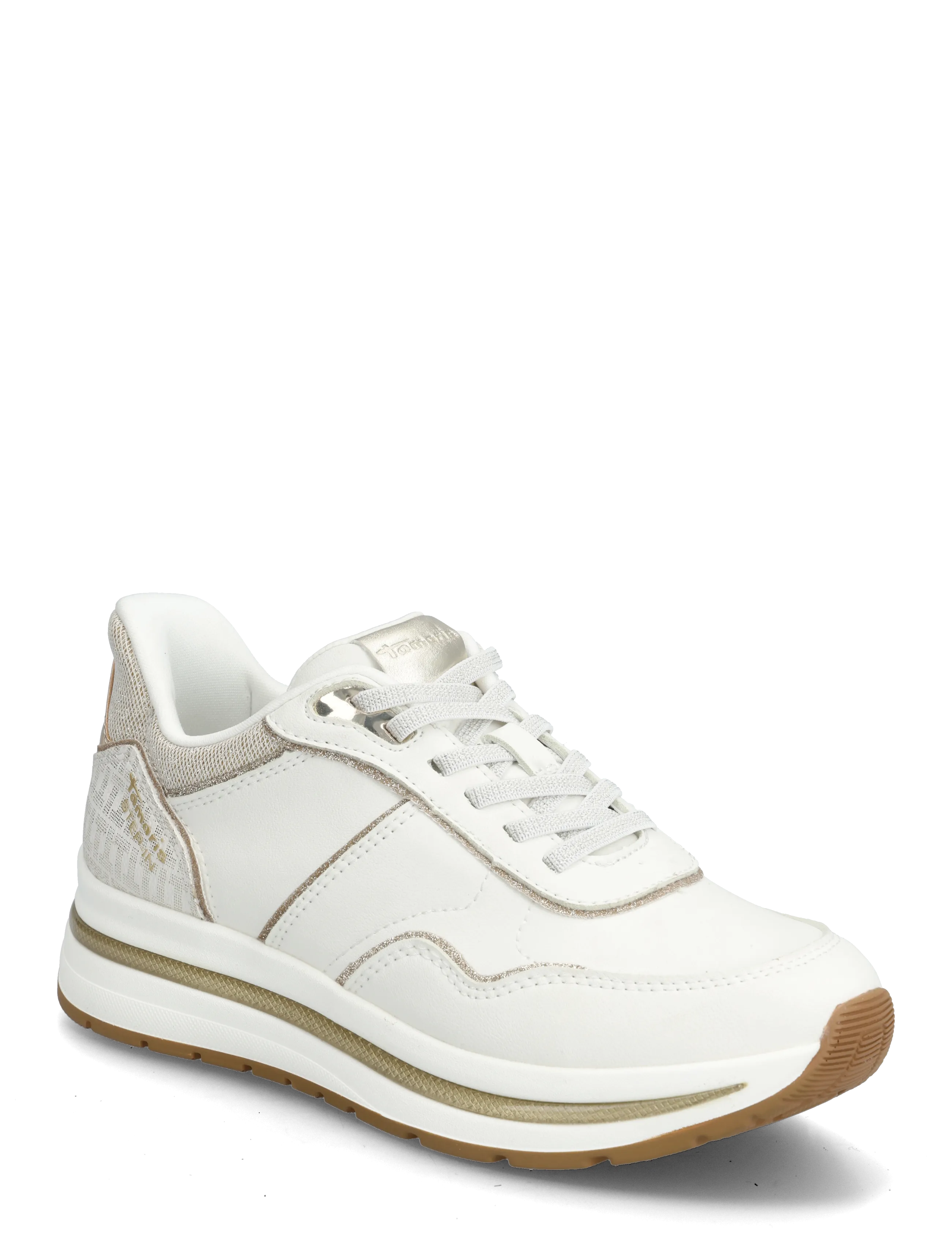 Tamaris Women Lace-up - Kengät - WHITE / white
