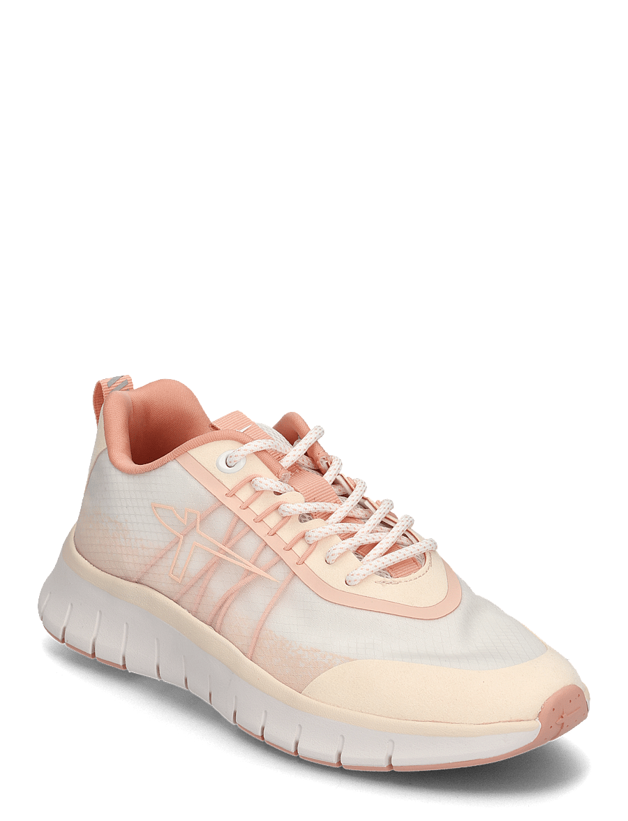 Tamaris - Women Lace-up - lágir strigaskór - peach - 0